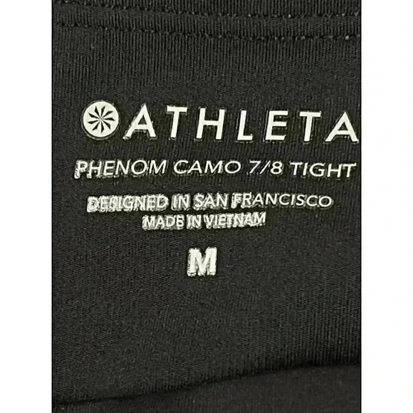 ATHLETA WOMEN'S PHENOM CAMO 7/8 TIGHTS - Picture 6 of 9